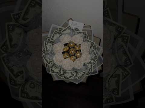 Chocolate money bouquet #flowers #ramobuchon #diy