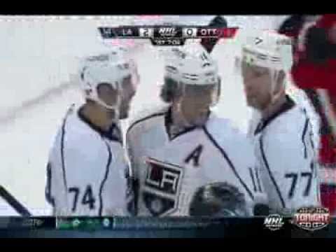 Anze Kopitar 2 goals. Los Angeles Kings vs Ottawa Senators 12/14/2013
