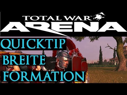 Quicktip: Breite Formation! - Total War Arena german | Overraided Gameplays