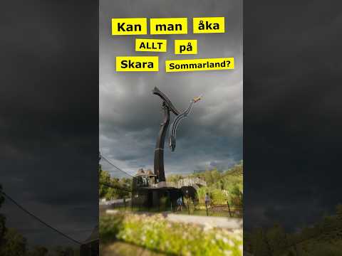 Jag försökte åka ALLT på Skara Sommarland!🎢