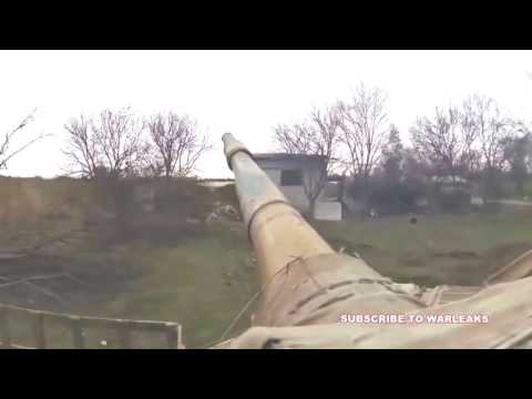 Syria Army GoPro Tank Turret Cam Of Syrian Rebel Tanks In Heavy Combat With Syrian Army