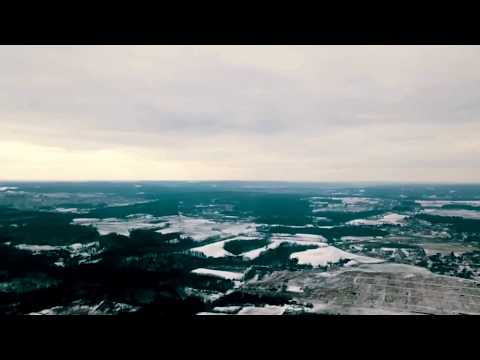 Gościcino Wejherowskie.  Widok z 300 metrów.  Dji mavik pro