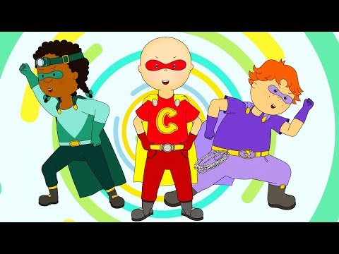 ★ NEW ★ ⚡ Caillou - Superheroes ⚡ Funny Animated Caillou | Cartoons for kids