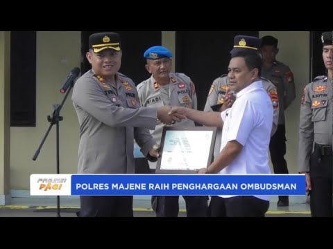 POLRES MAJENE RAIH PENGHARGAAN OMBUDSMAN