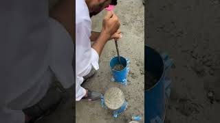 Concrete 𝗖𝘆𝗹𝗶𝗻𝗱𝗲𝗿 𝗧𝗲𝘀𝘁 for Ready-mix concrete #civilengineering #concretetechnology