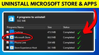 How to Uninstall Microsoft Store & Microsoft Store Apps (Windows 10 & 
