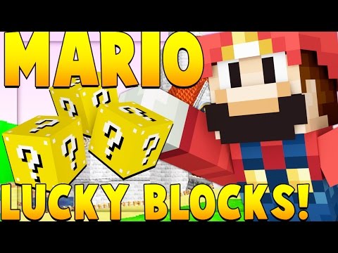 MARIO LUCKY BLOCK MOD CHALLENGE (PEACH'S CASTLE PVP) | Minecraft - Lucky Block Mod | JeromeASF