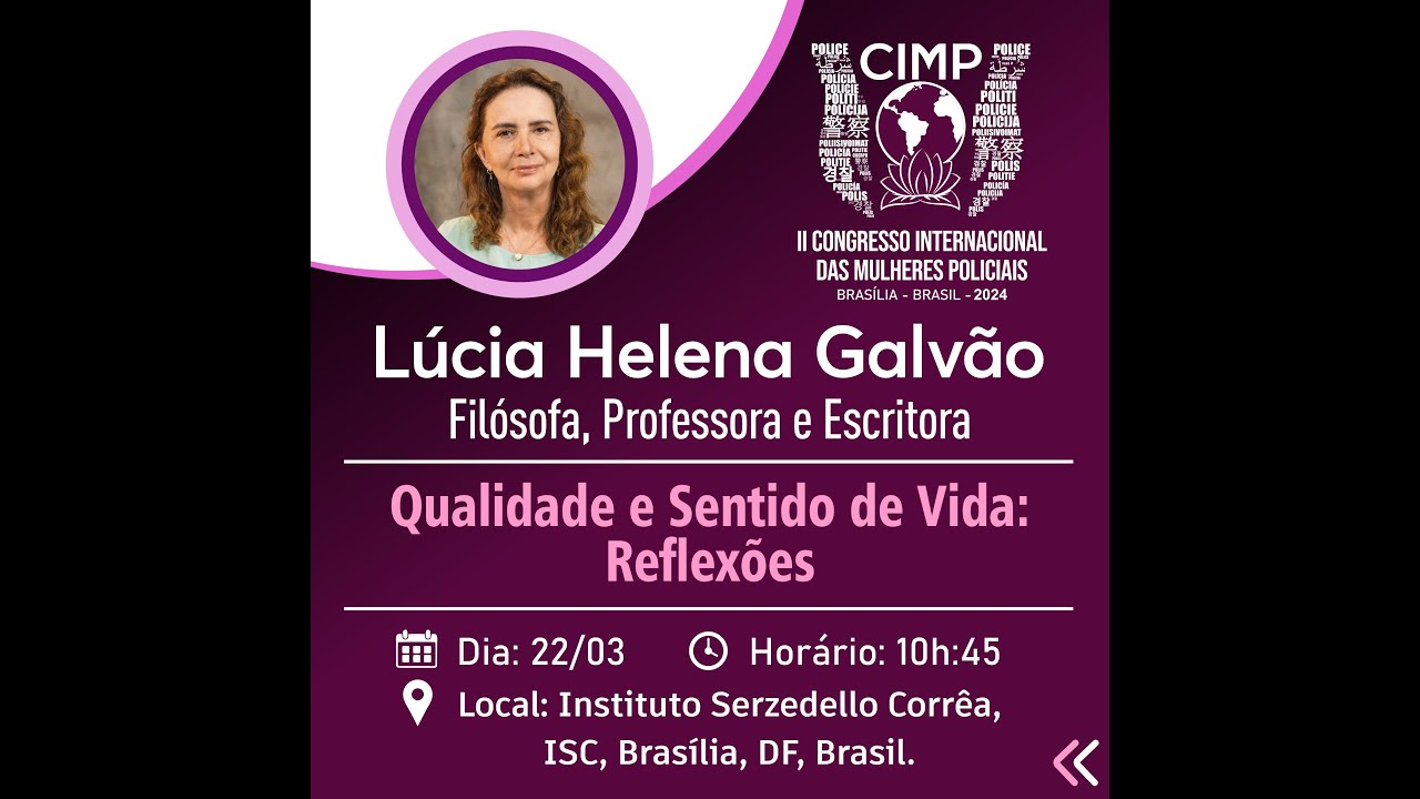 MOMENTOS DO CIMP 2024   LÚCIA HELENA GALVÃO