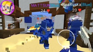 Playing Bedwars with MATTSUN (Blockman GO)