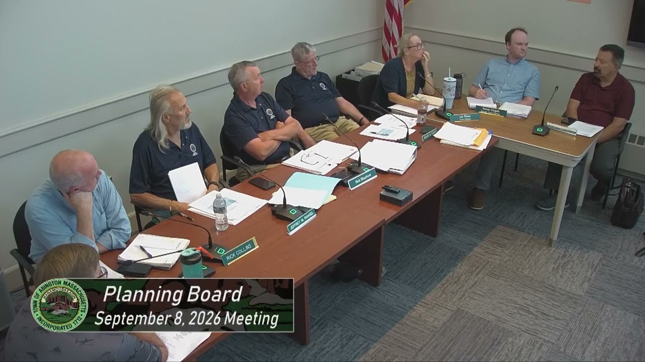 From the Planning Board