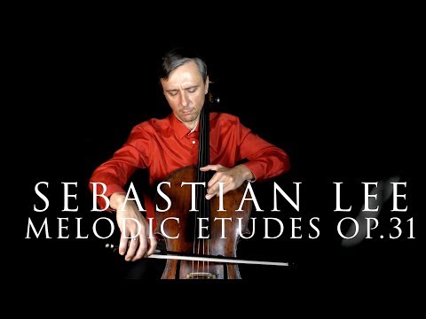 Sebastian Lee, 40 Melodic Etudes for Cello, Op.31 #13