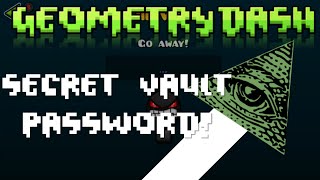 Geometry Dash 2.0 - Secret Vault Password! (Illuminati Wave)