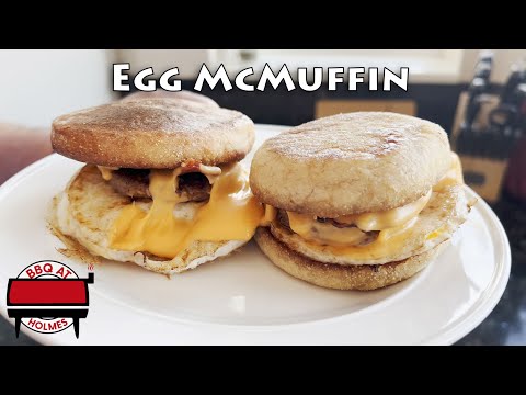 How to Make the Easiest Egg McMuffin at Home | Blackstone Griddle Recipe | McDonalds at Home!