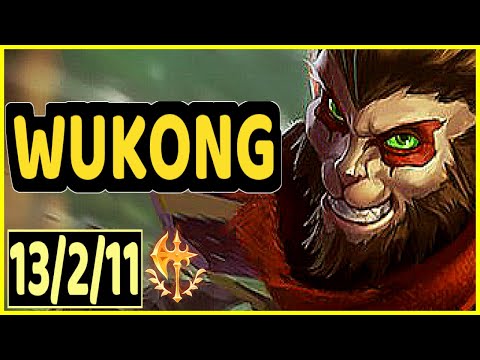 WUKONG VS NOCTURNE - 13/2/11 KDA JUNGLE GAMEPLAY GRANDMASTER I