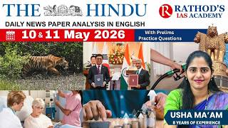 Download lagu The Hindu newspaper analysis 10 & 11-5-2026 / UPSC Daily current affairs | The Hindu #upsc mp3