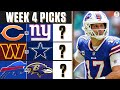 NFL Week 4 Expert Picks: BEST BETS, O/U, PICKS TO WIN & MORE | CBS Sports HQ