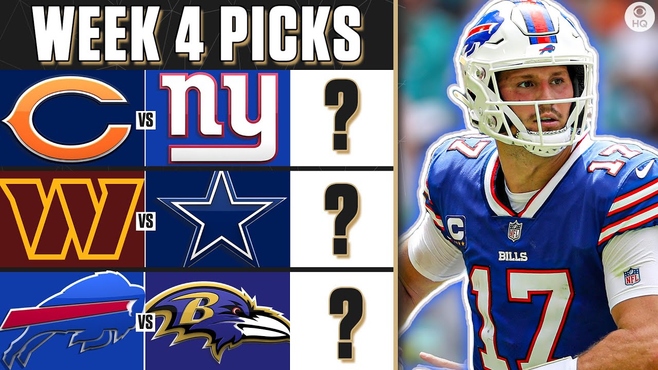 NFL Week 4 Expert Picks: BEST BETS, O/U, PICKS TO WIN & MORE | CBS Sports HQ