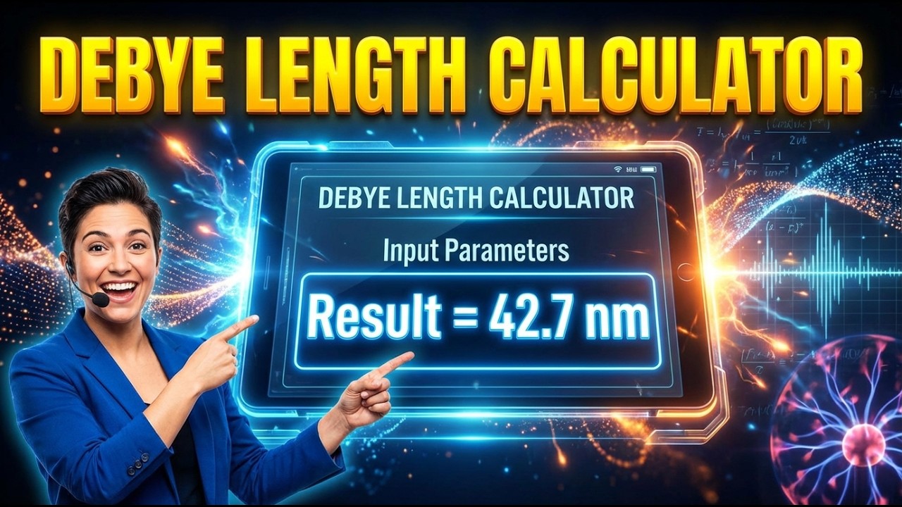Debye Length Interactive Calculator