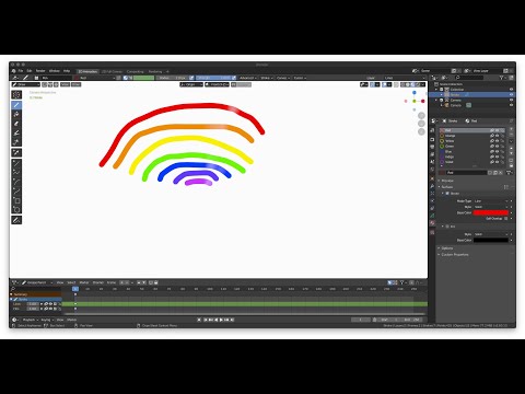 Make a rainbow in Blender!