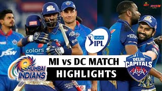 MI vs DC MATCH HIGHLIGHTS 2021 | MUMBAI vs DELHI MATCH HIGHLIGHTS 2021