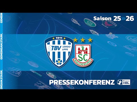 Pressekonferenz: TBV Lemgo Lippe - SC Magdeburg (29.08.2025)