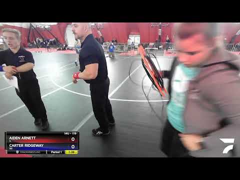 119 Lbs 1st Place Match - Aiden Arnett, IL Vs Carter Ridgeway, WI 0a26