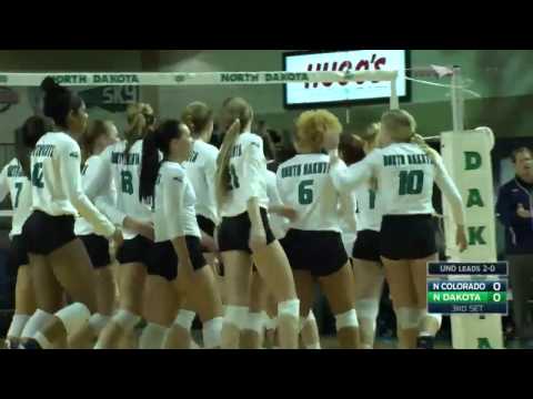 UND volleyball - Highlights, Big Sky championship - 11/12/16