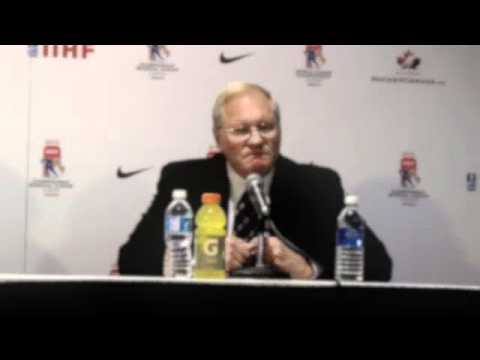 Dean Blais Postgame Press Conference vs. Canada - 2012 IIHF World Junior Championship