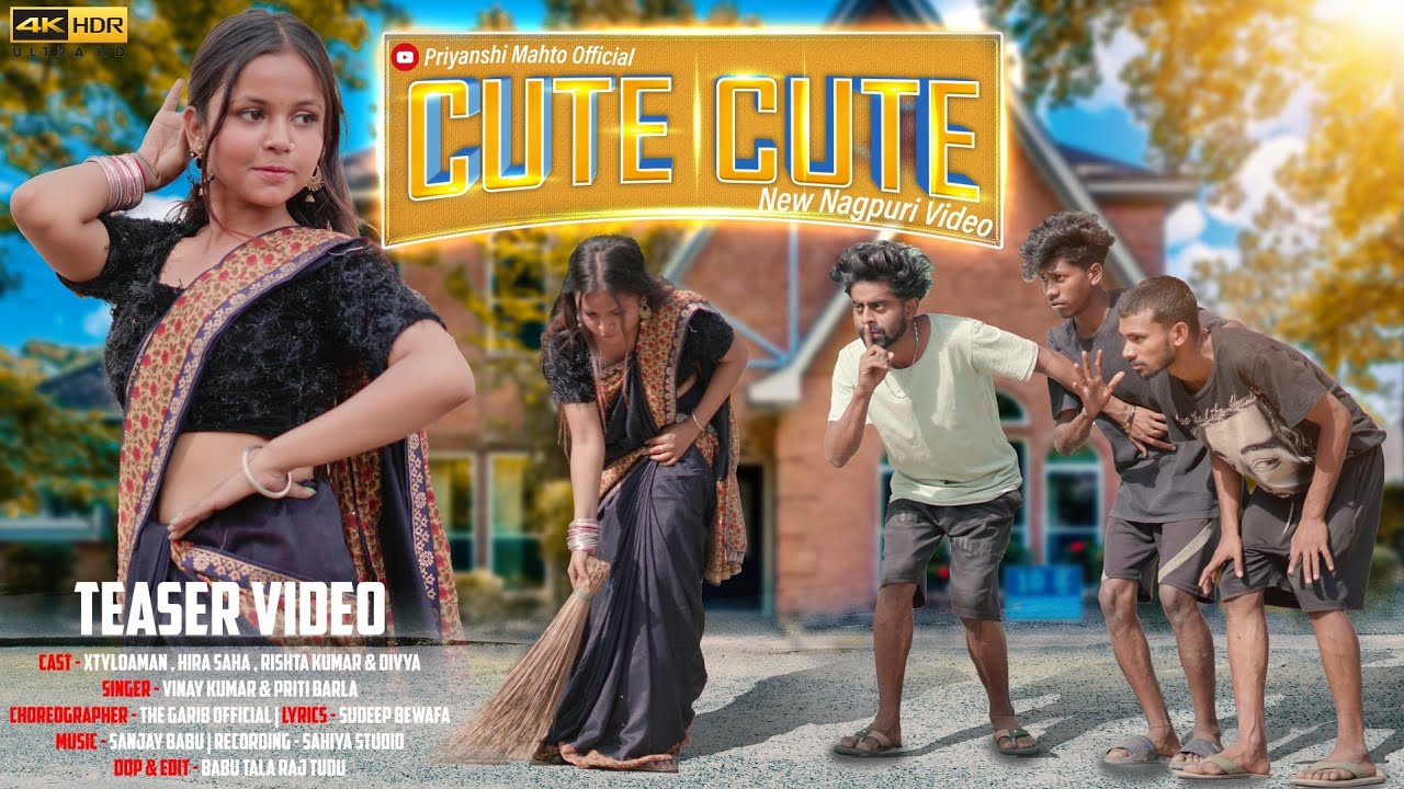 Cute Cute || New Nagpuri Song 2023 || Teaser || Hira Saha , Xtyloaman, Rishta Kumar & Divya Kumari