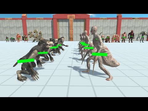 5 vs 5 Fantastic vs Infernals - Animal Revolt Battle Simulator