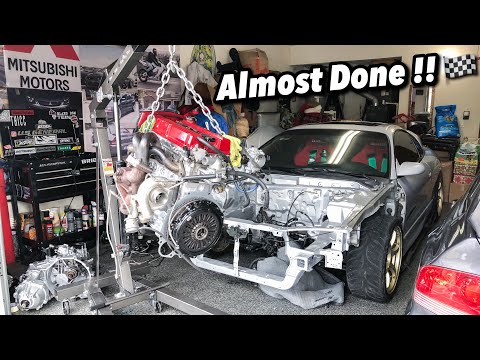 MITSUBISHI ECLIPSE STAGE 3 CLUTCH INSTALL !! Ep.16