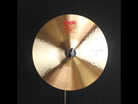 Paiste 12" 2002 Splash - 423g (video demo) image 2