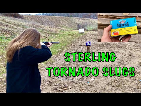 Sterling Tornado Slug Range Testing - Smoothbore