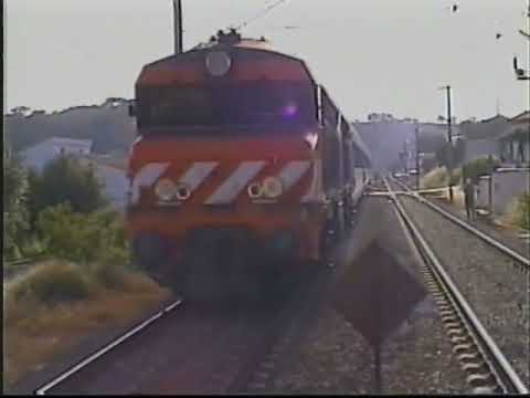 Comboios de Passageiros e de teste de catenária - Belver e Mouricas-A - Beira Baixa - 26 May 2005