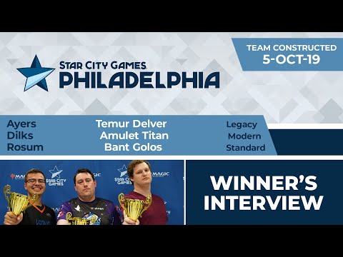 SCGPHILLY: Winner's interview - Ayers, Dilks, Rosum | Team Constructed