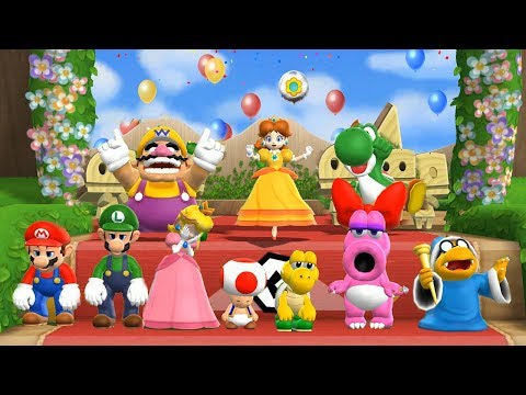 Mario Party 9 - Step It Up 3 Win - All Characters Gameplay| Cartoons Mee