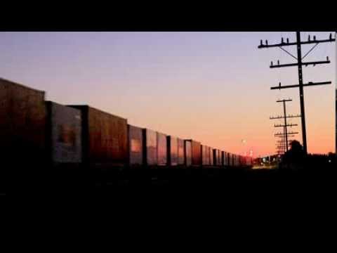 Broad Gauge Freight Train At Sunset - PoathTV Australian Trains & Railroads