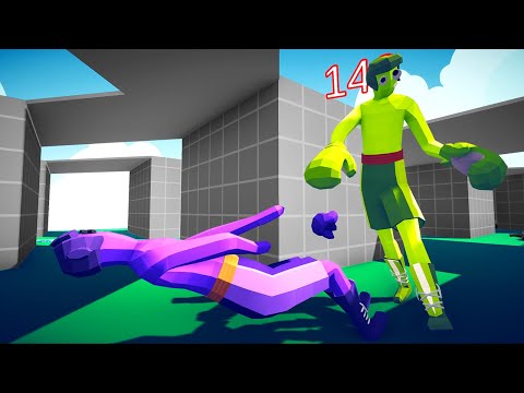 Battle Royale With Two Types Of Units | Totally Accurate Battle Simulator TABS