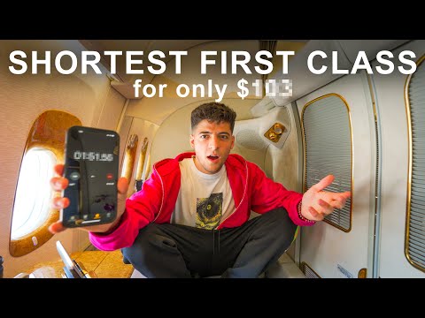 Here's What It's Like To Fly On The Shortest First Class Flight In The World