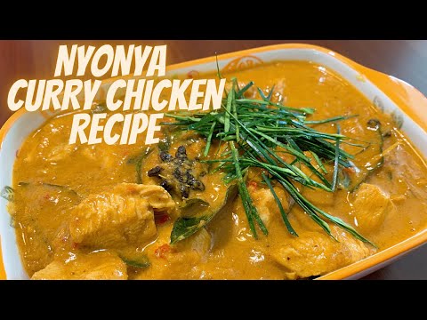 SUPER EASY❗️AUTHENTIC NYONYA CURRY CHICKEN RECIPE |CHICKEN CURRY DISH|MALAYSIAN NYONYA CURRY CHICKEN