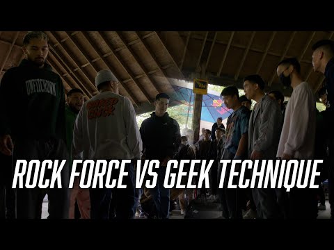 MASSIVE MONKEES 23RD ANNIVERSARY // PRELIMS // ROCK FORCE VS GEEK TECHNIQUE // BBOY MOTIVATION