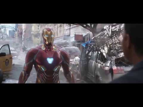 AVENGERS INFINITY WAR   Iron Man Dr. Strange and Wong Battle in New York HD