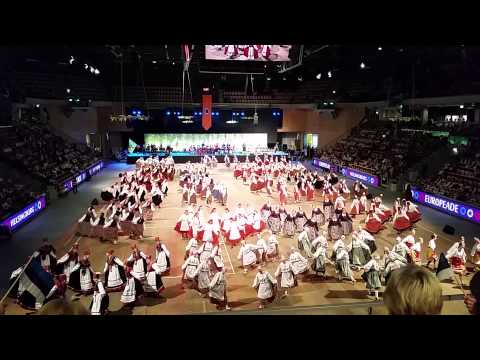 Closing ceremony of the 52. Europeade in Helsingborg Part 1/9 Dance of Estonian women "Üits Paigake"