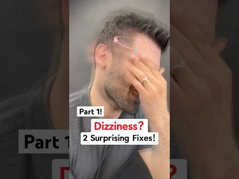 Part 1: Dizziness? 2 Surprising Fixes #dizzy #dizziness