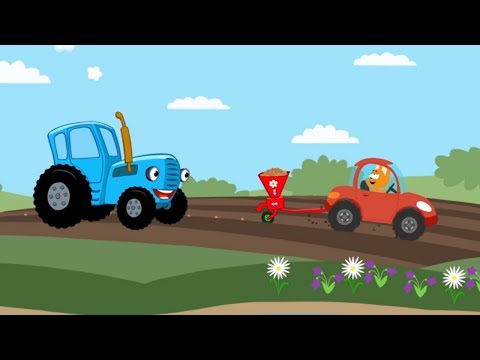 Das Kätzchen und die Zaubergarage. Folge 3 - das Kätzchen hilft dem blauen Traktor