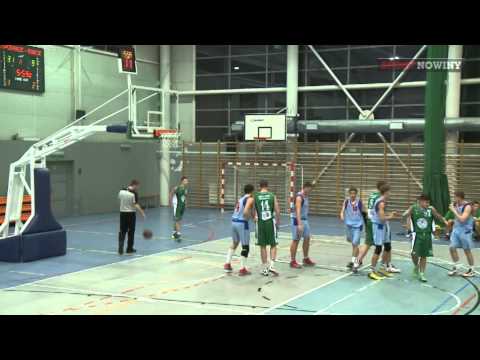 3 liga koszykówki : MKKS Rybnik - RKK AZS Racibórz: druga kwarta [21.11.2013]