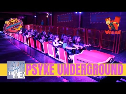 Walibi Belgium - Psyké Underground Schwarzkopf launched shuttle coaster - Themed Rides - Onride POV