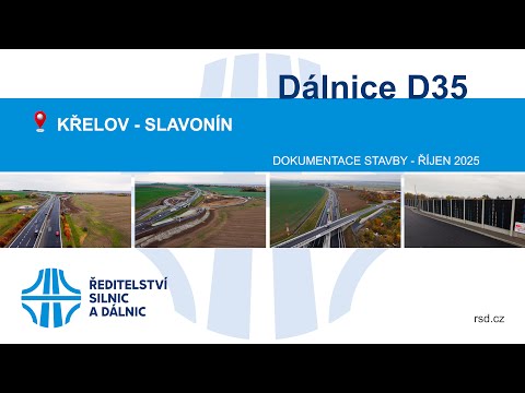 D35 Křelov–Slavonín, 2. etapa, stavba 3508.2 (dokumentace stavby 10/2025)