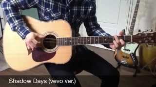 Shadow Days (VEVO ver) - John Mayer - Guitar Lesson - How to play shadow days acoustic