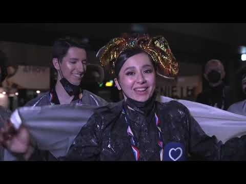 Manizha's reaction after qualifying for Eurovision 2021 Final